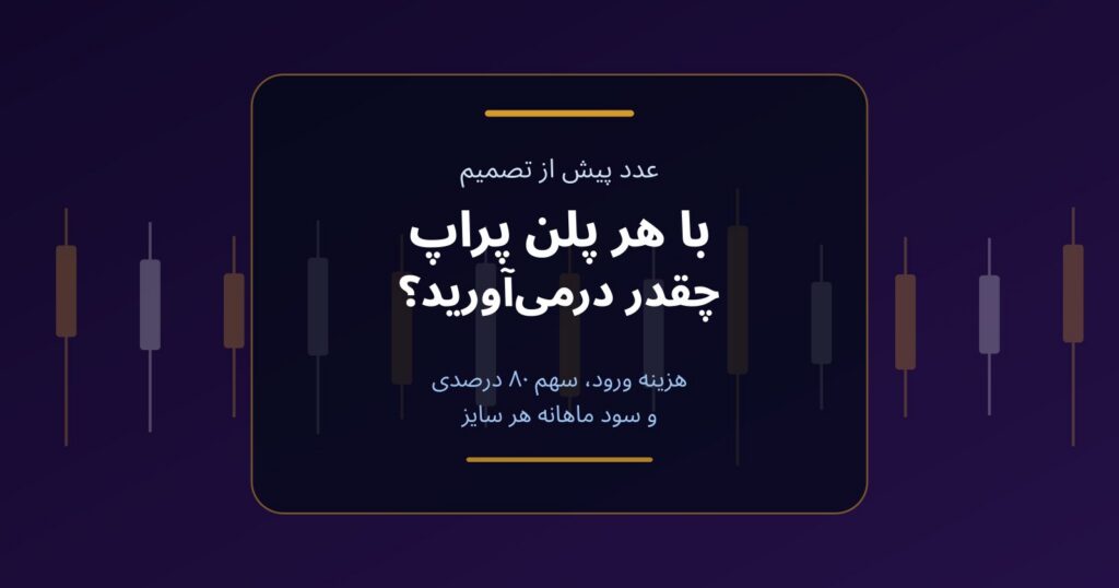 با هر پلن پراپ چقدر درمی‌آورید؟ جدول سود ماهانه و هزینه ورود