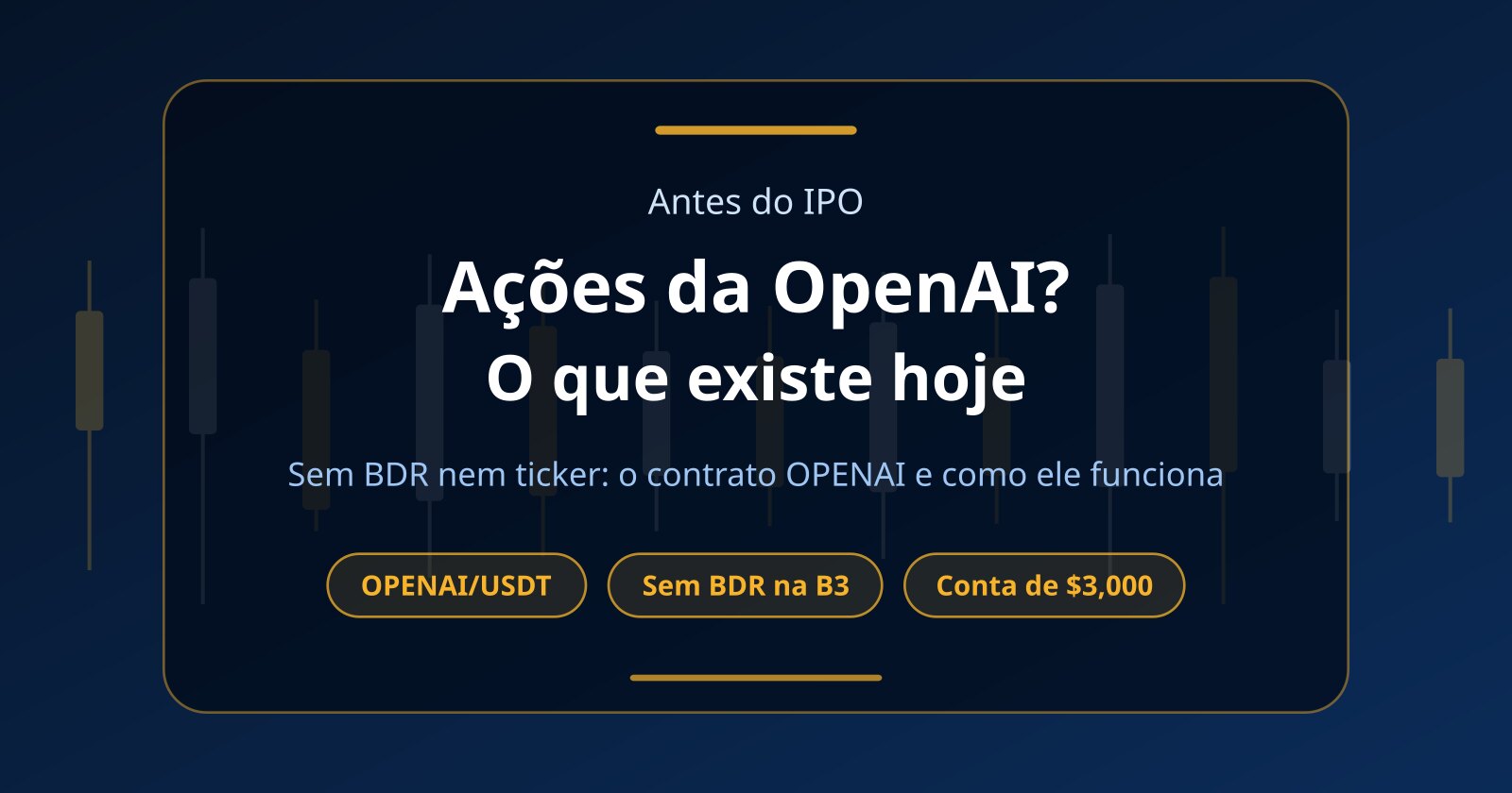 Ações da OpenAI: dá para comprar antes do IPO? O que é o contrato OPENAI