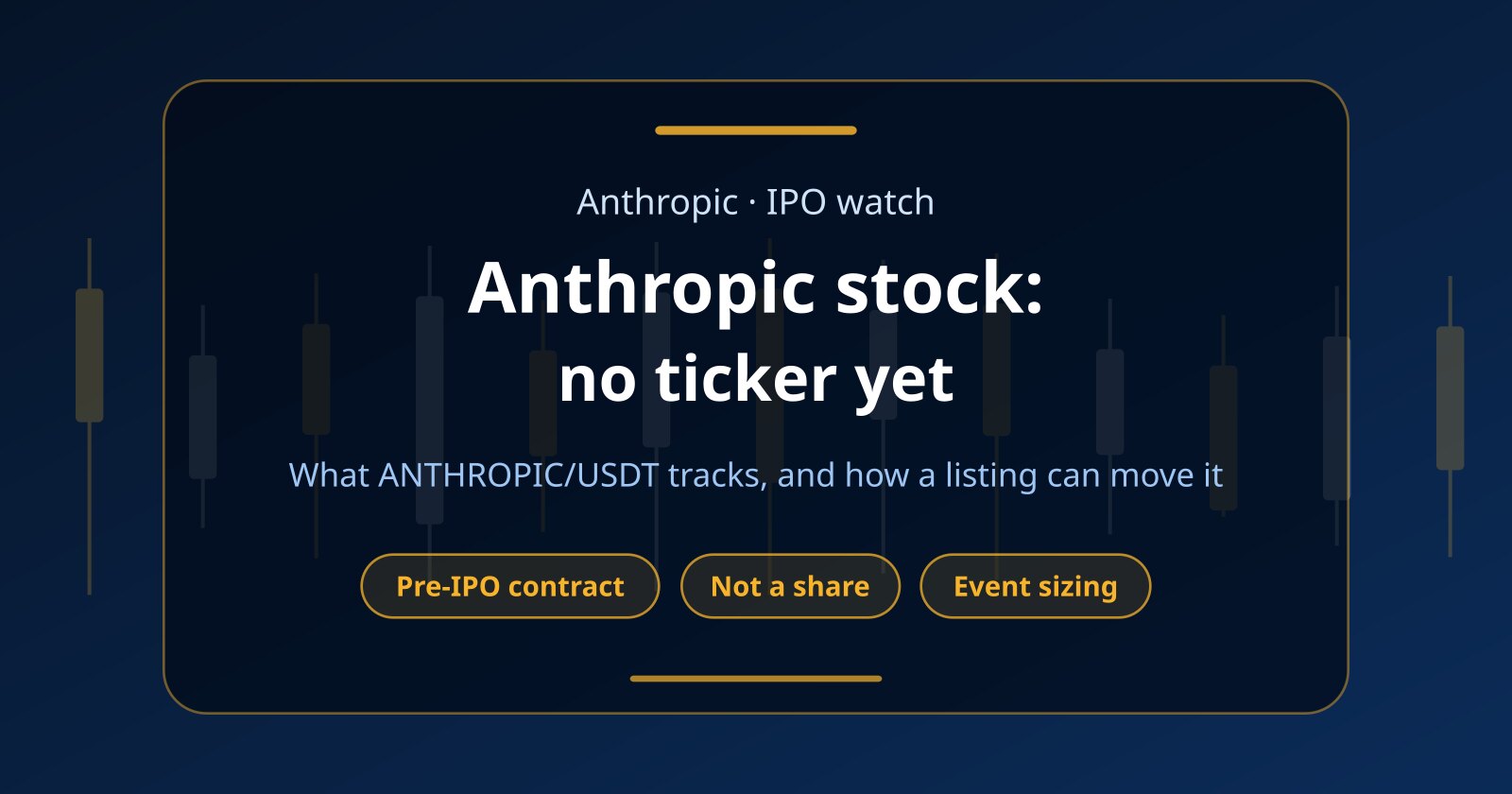Anthropic Stock Price: Is There a Ticker Yet, and What Does ANTHROPIC Track?