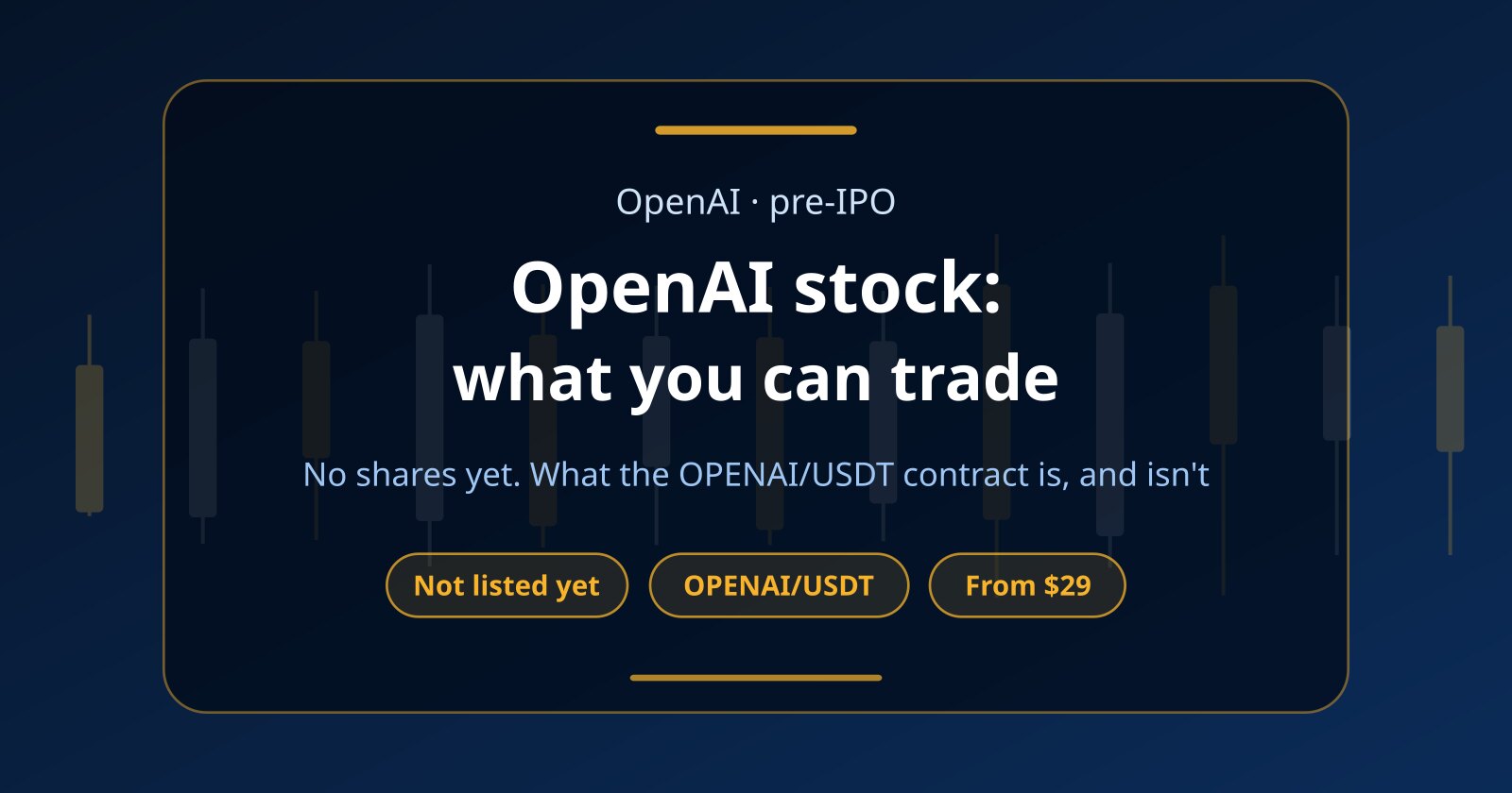 OpenAI Stock: Can You Buy It Before the IPO? What the OPENAI Contract Is