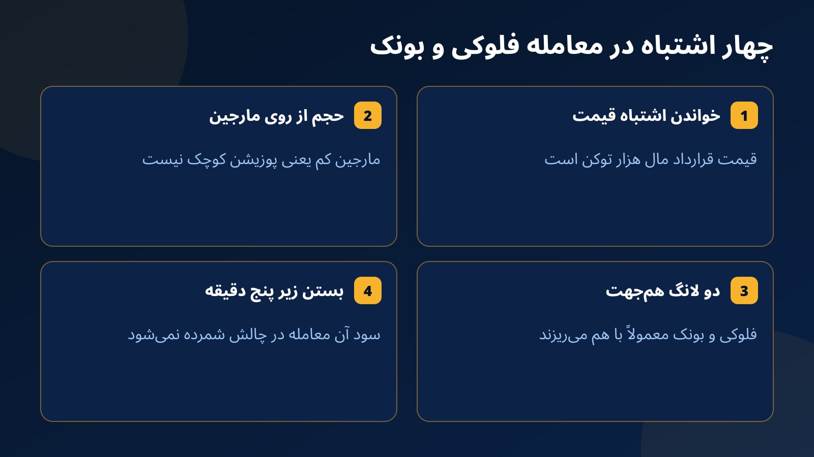 چهار کارت اشتباه رایج در معامله 1000FLOKI و 1000BONK: خواندن اشتباه قیمت، حجم بزرگ، دو پوزیشن هم‌جهت و بستن زیر پنج دقیقه