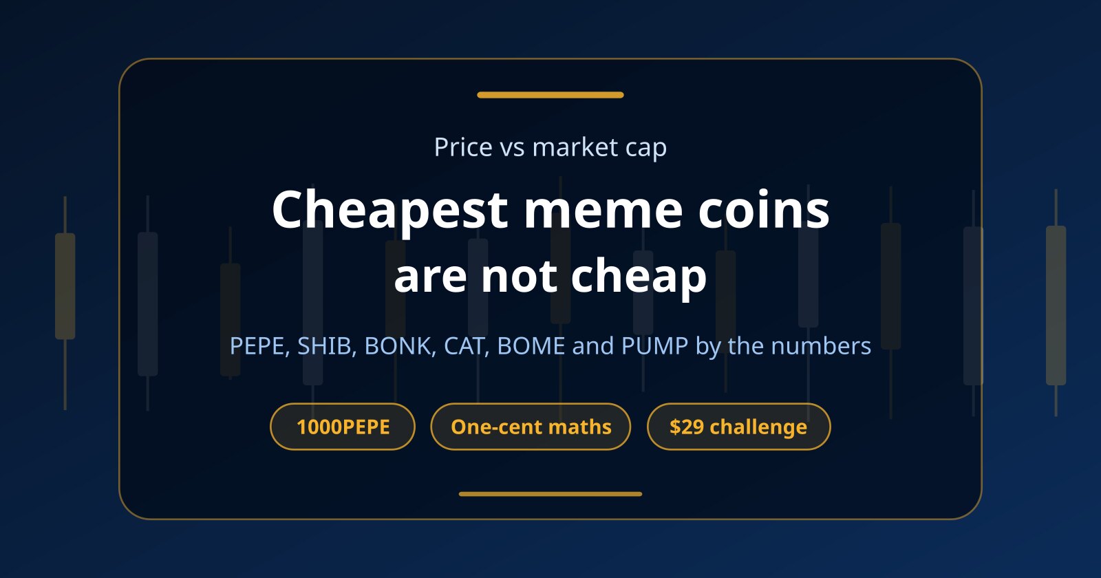 Cheapest Meme Coins (PEPE, SHIB, BONK): The Price Trap and a No-Capital Way In