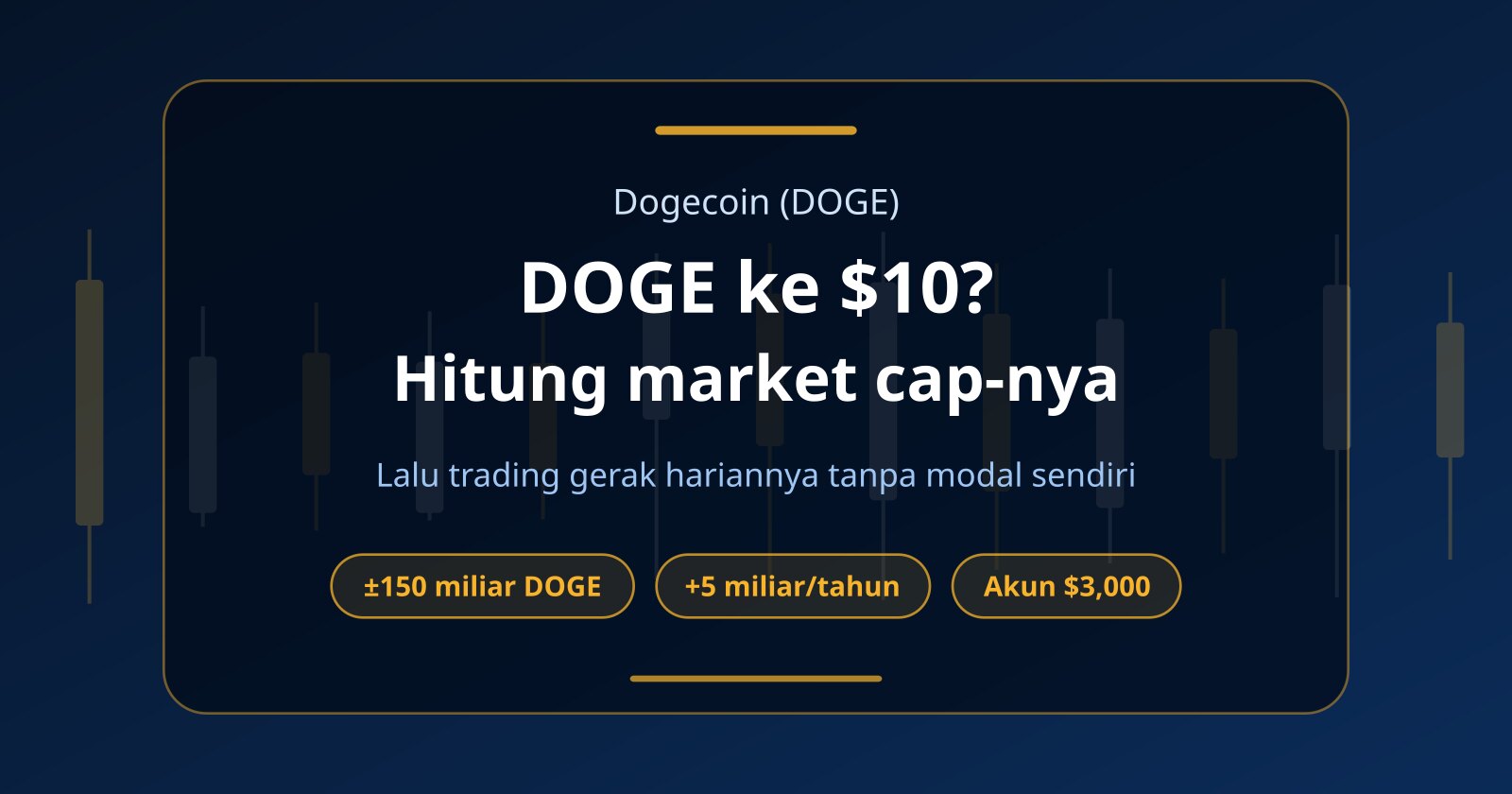 Dogecoin (DOGE) $10, Mungkinkah? Hitungan Jujur dan Cara Trading Tanpa Modal