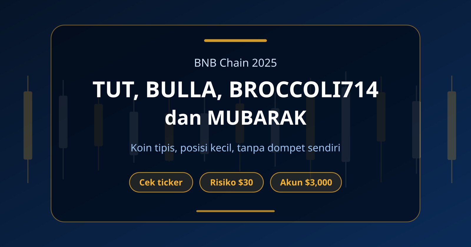 Meme Coin BNB Chain: TUT, BULLA, Broccoli (BROCCOLI714), MUBARAK Tanpa Modal