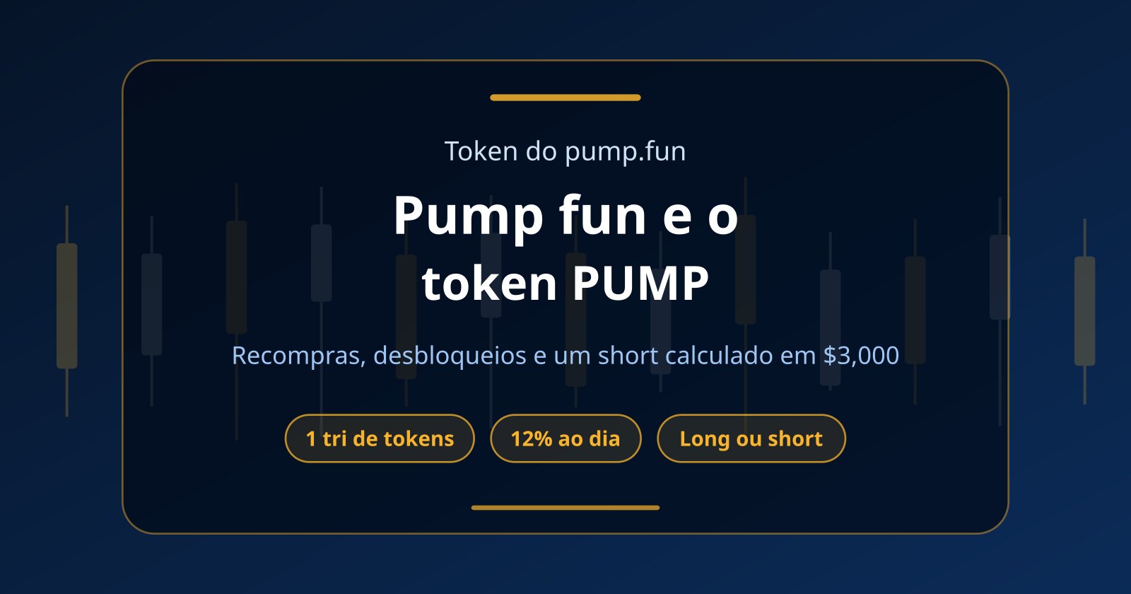 Pump fun: o que é o token PUMP e como operar long ou short sem dinheiro
