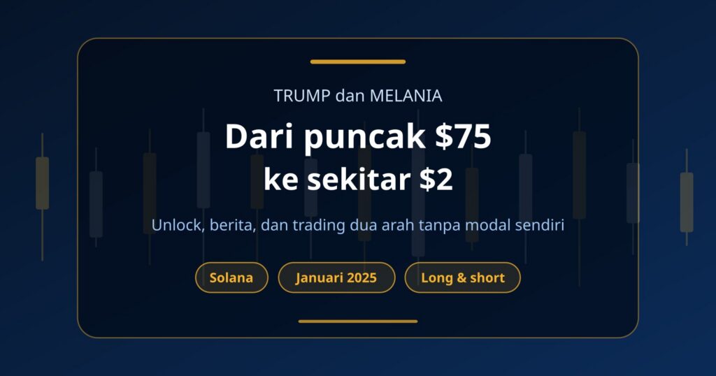 Trump Coin (TRUMP) dan Melania (MELANIA): Trading Dua Arah Tanpa Modal