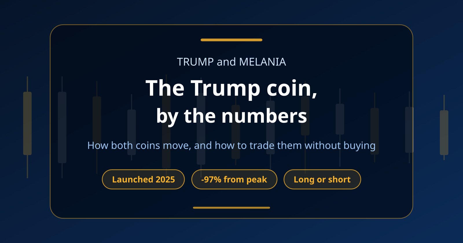 Trump Coin (TRUMP) and MELANIA: Trading Both Ways With No Capital